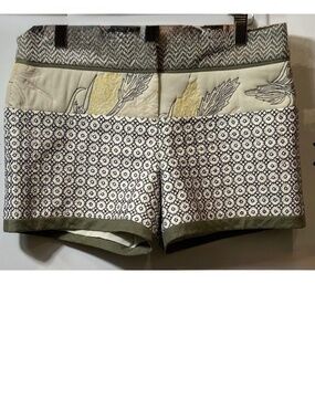 *RARE* Tory Burch Printed Chino Shorts, Women 6
